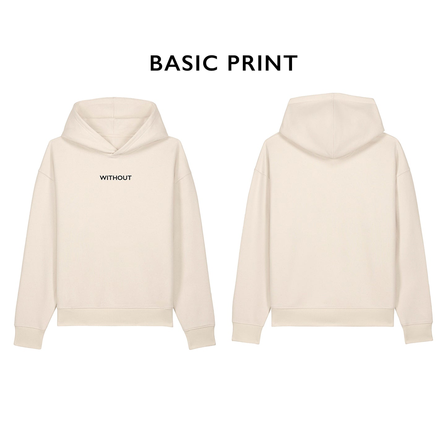 Contrast Hoodie - Sand