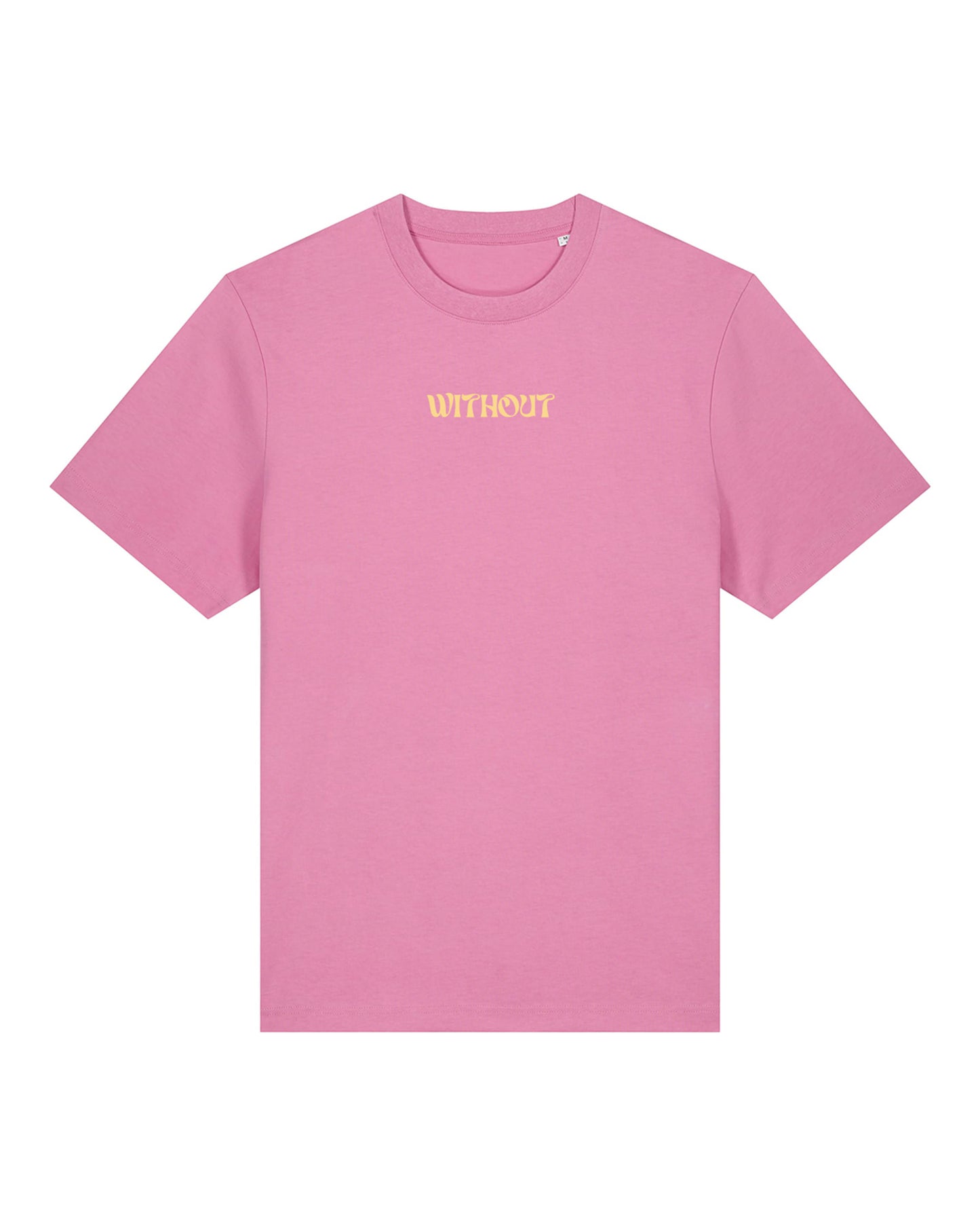WITHOUT T-Shirt Bubblegum Front