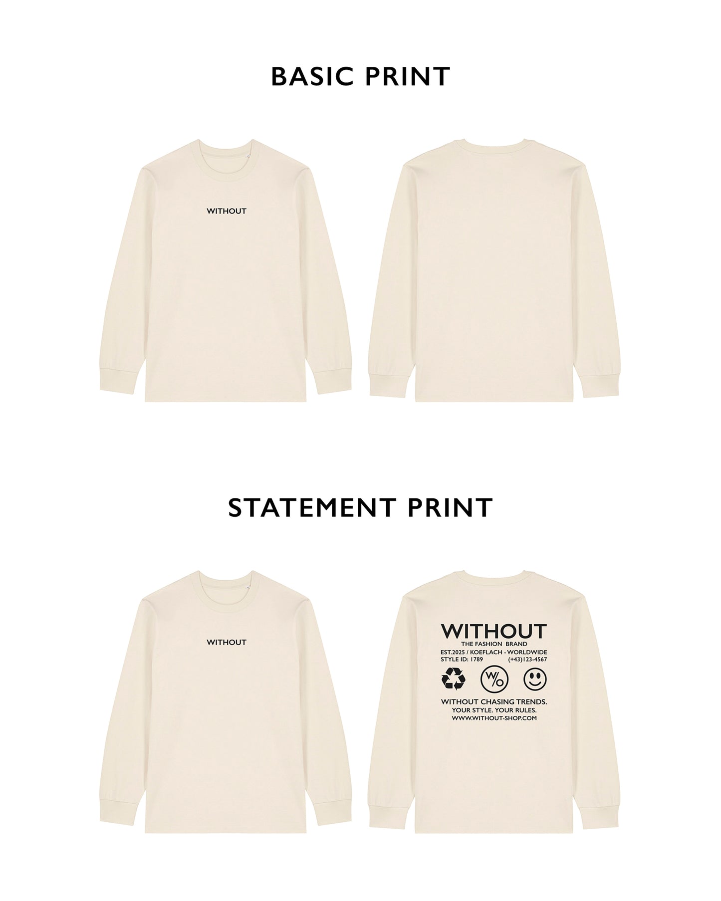 Contrast Longsleeve - Sand