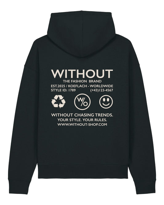 Contrast Hoodie - Midnight