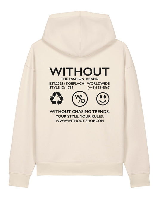 Contrast Hoodie - Sand