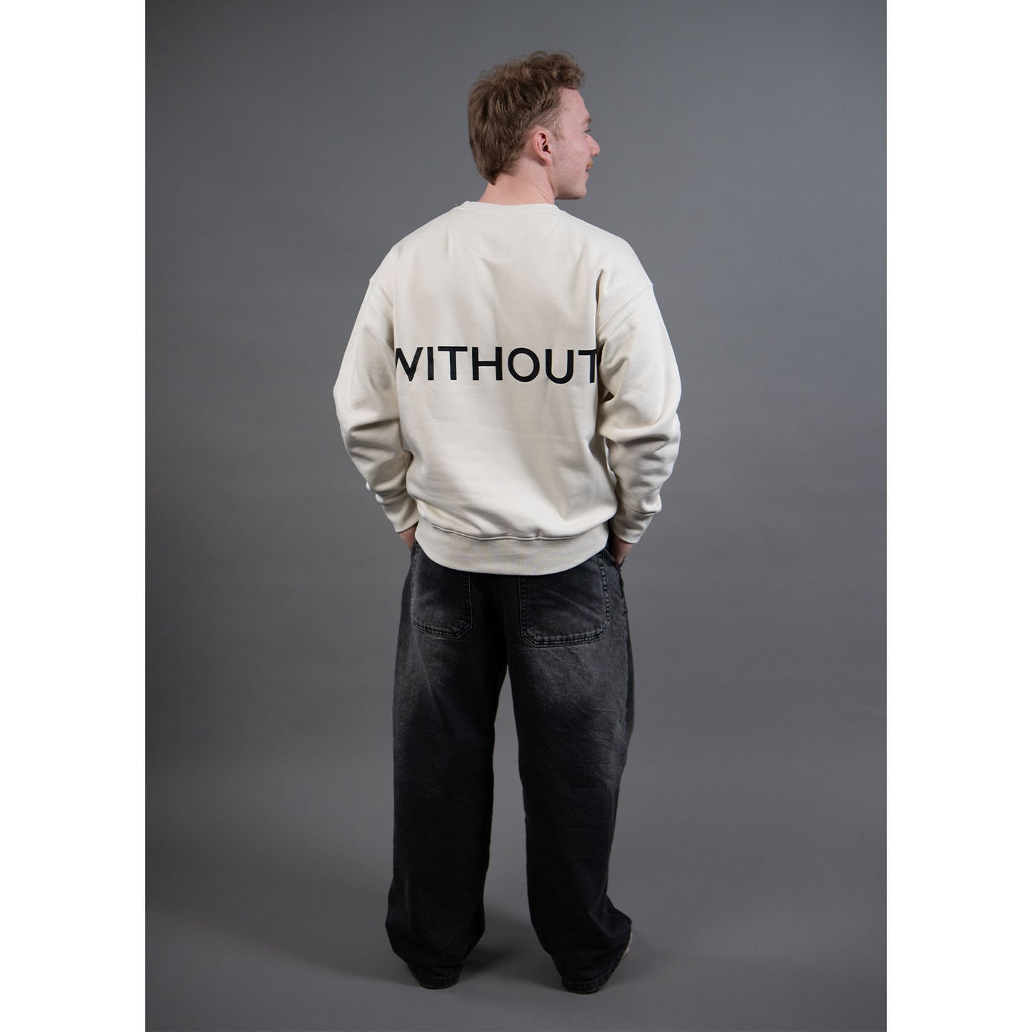 Contrast Sweater - Sand