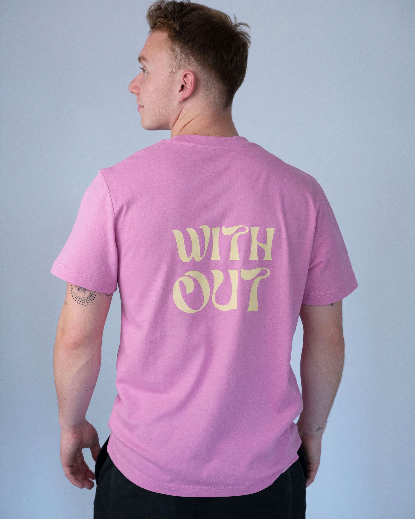 WITHOUT BubbleGum Shirt men back