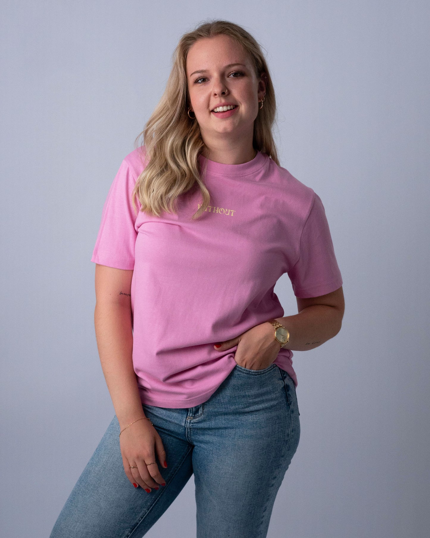 WITHOUT BubbleGum Shirt women detail