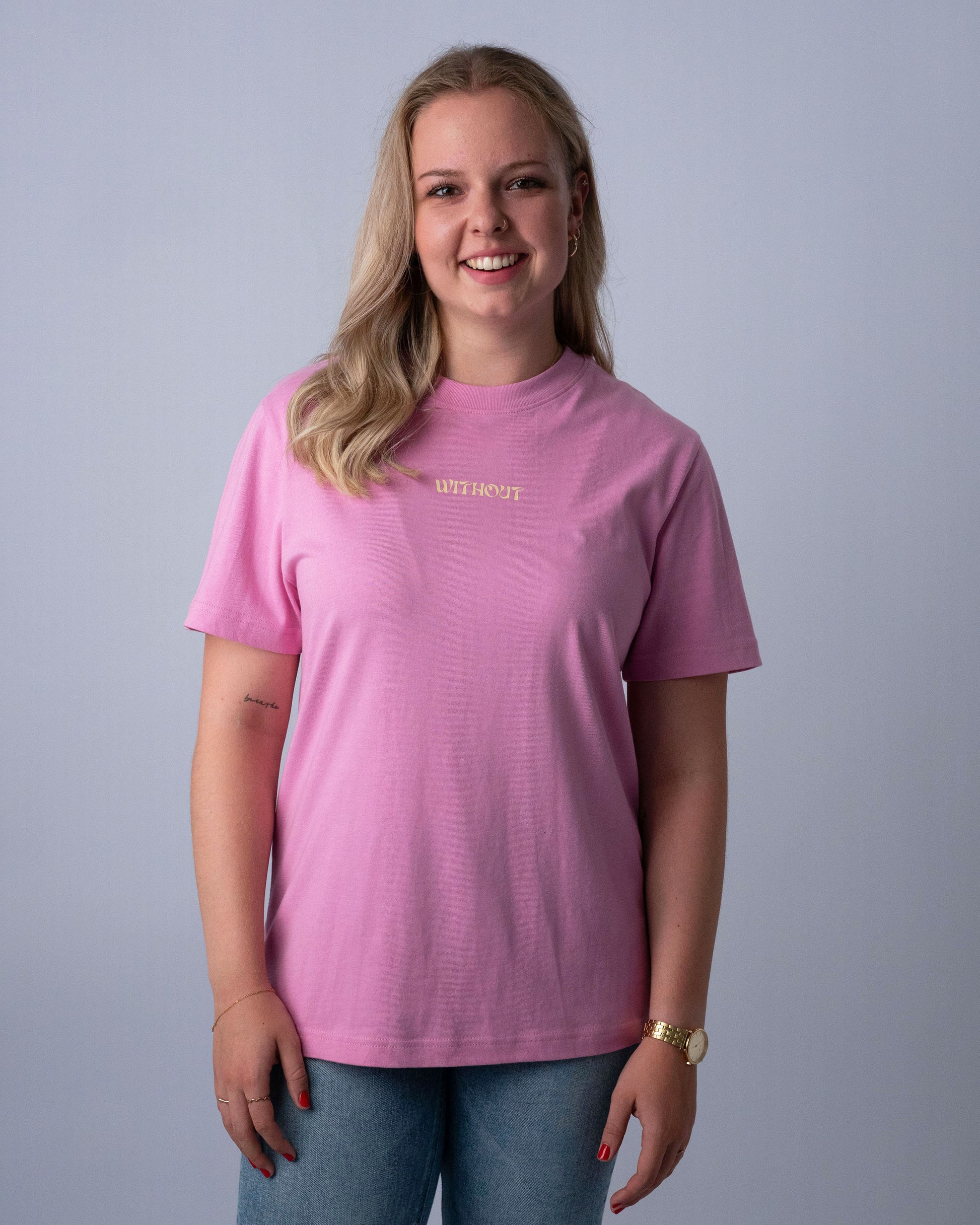 WITHOUT BubbleGum Shirt women front