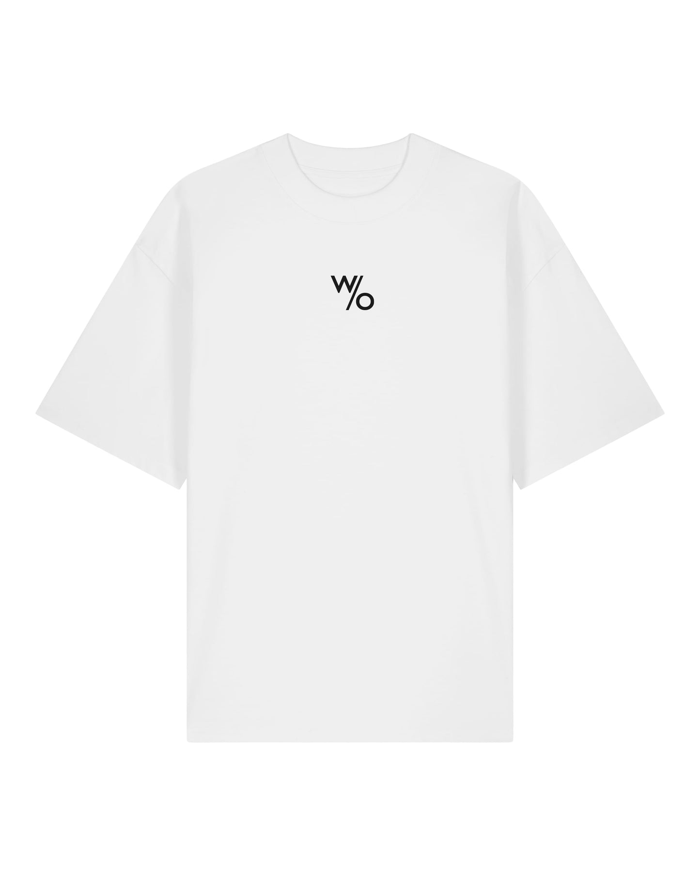 WITHOUT Flatlay T-Shirt White