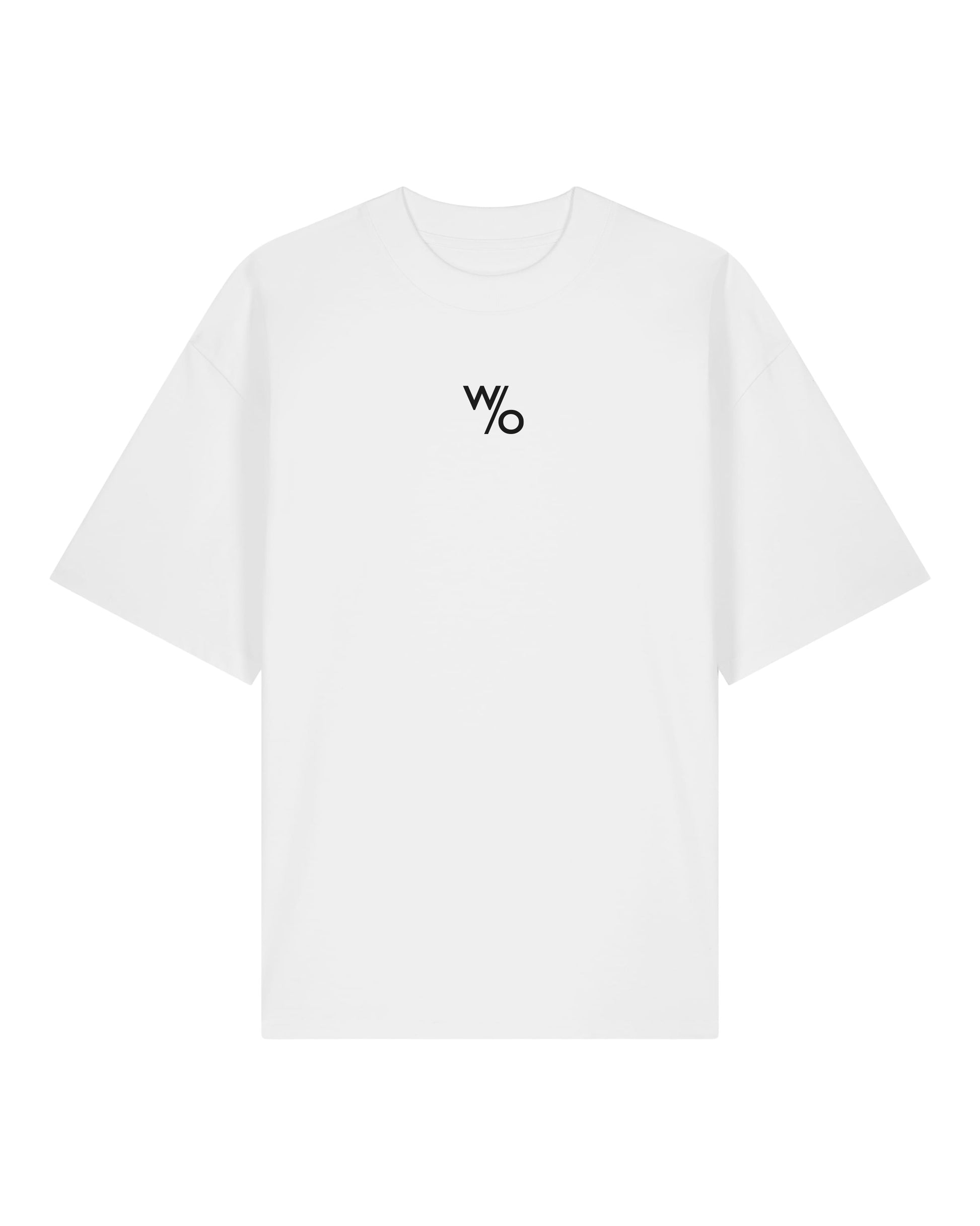 WITHOUT Flatlay T-Shirt White