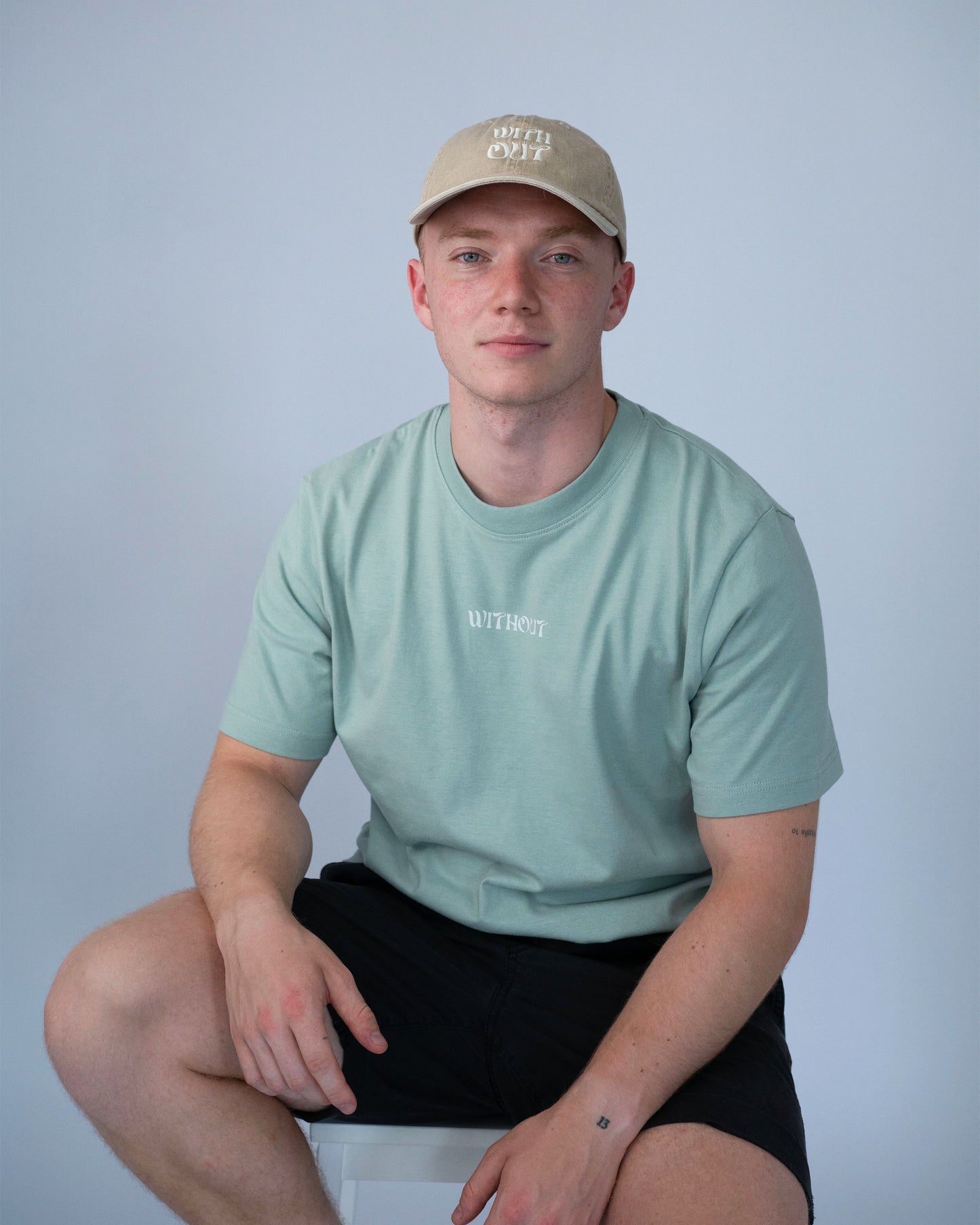 WITHOUT Matcha Shirt men detail