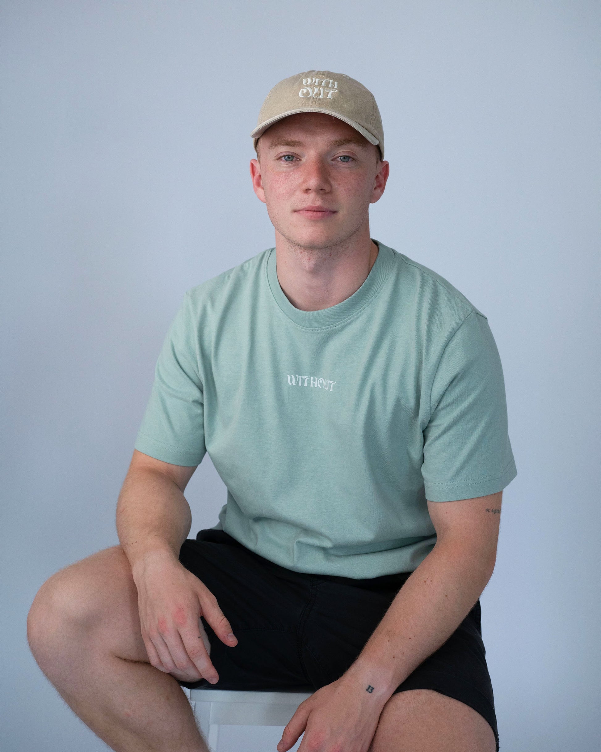 WITHOUT Matcha Shirt men detail