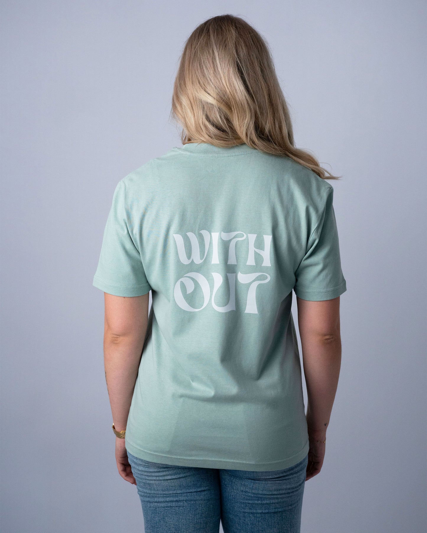 WITHOUT Matcha Shirt women back