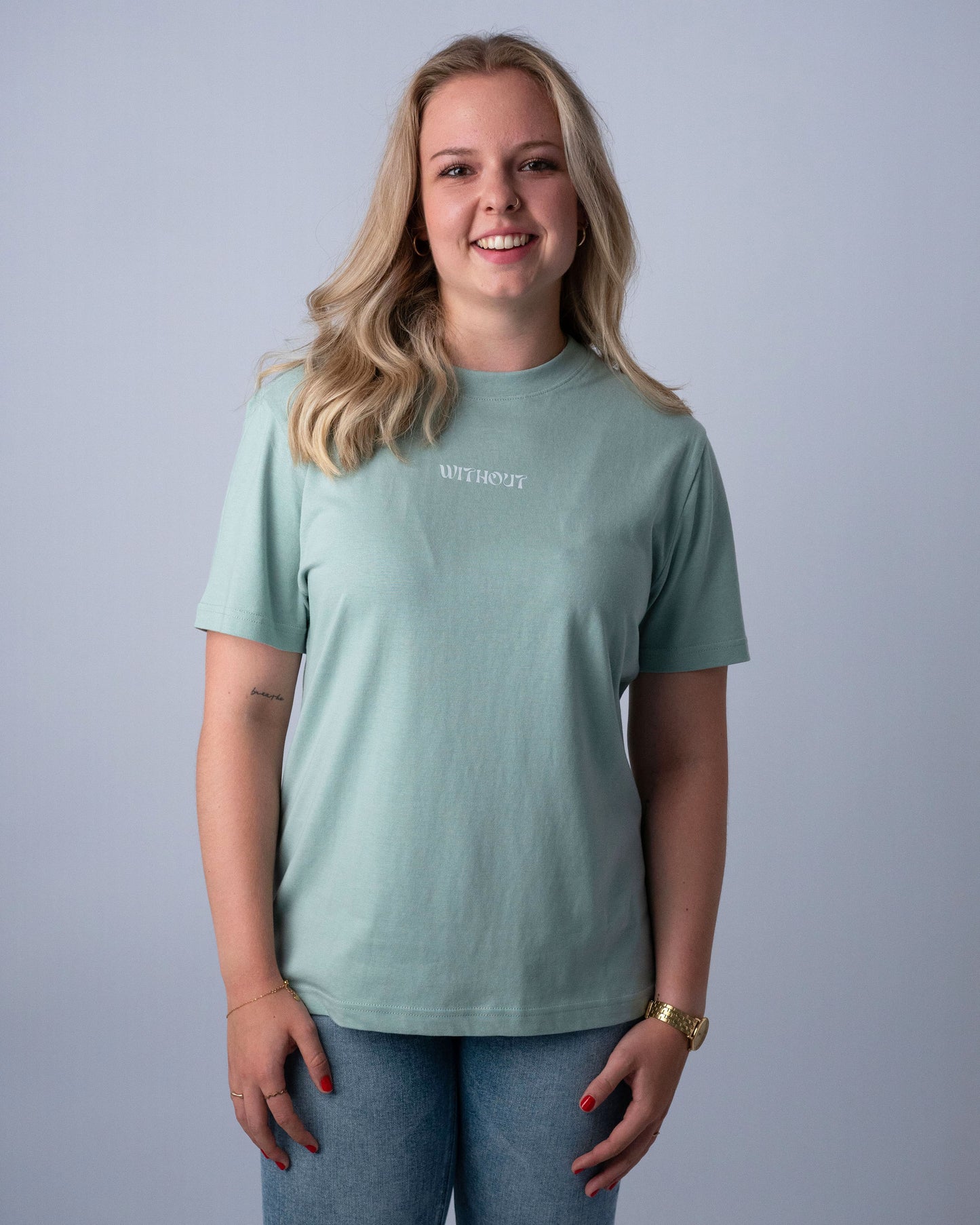 WITHOUT Matcha Shirt women front