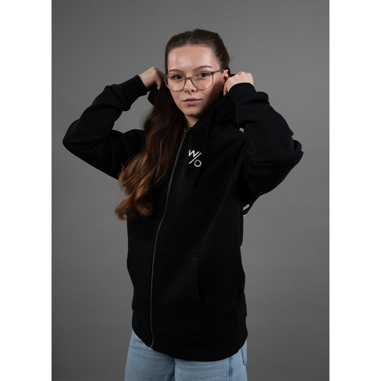 Contrast Zipper - Midnight