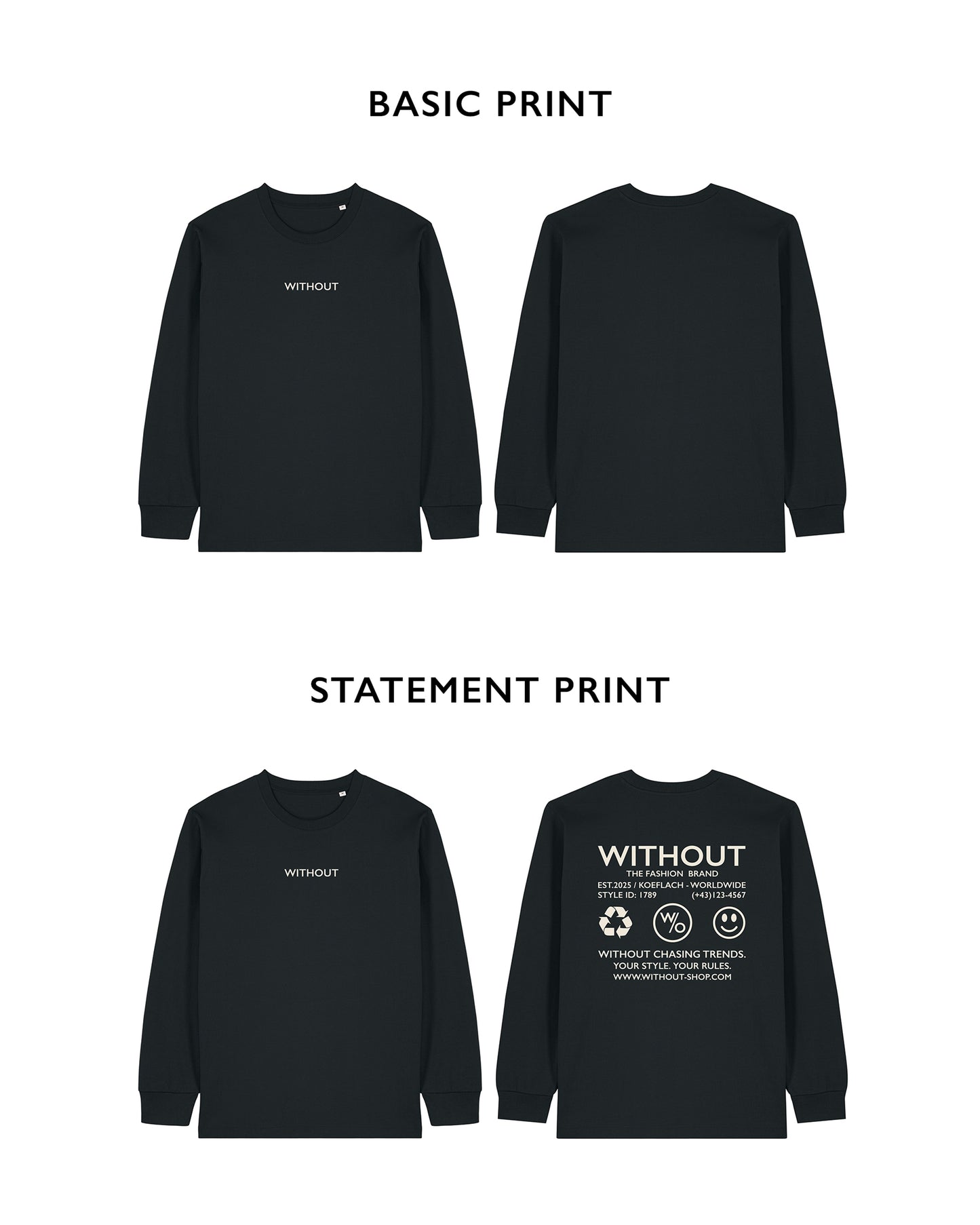 Contrast Longsleeve - Midnight
