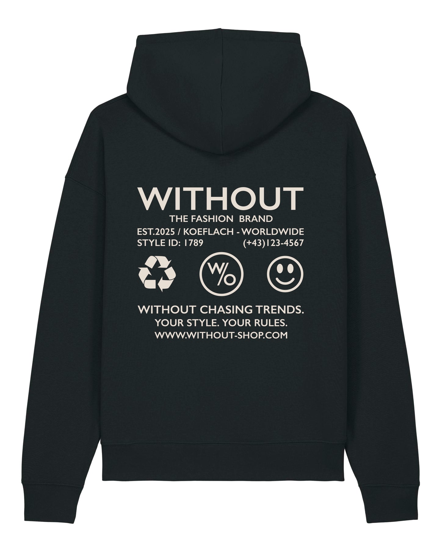 Contrast Hoodie - Midnight