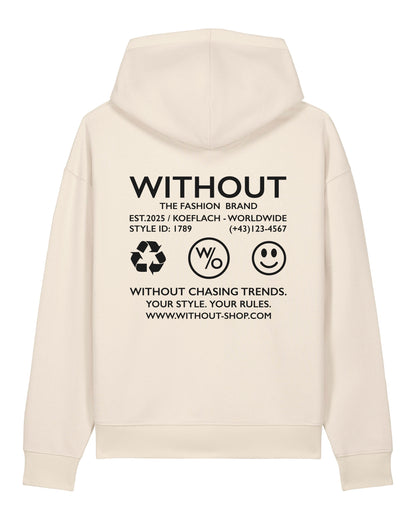 Contrast Hoodie - Sand