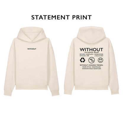 Contrast Hoodie - Sand