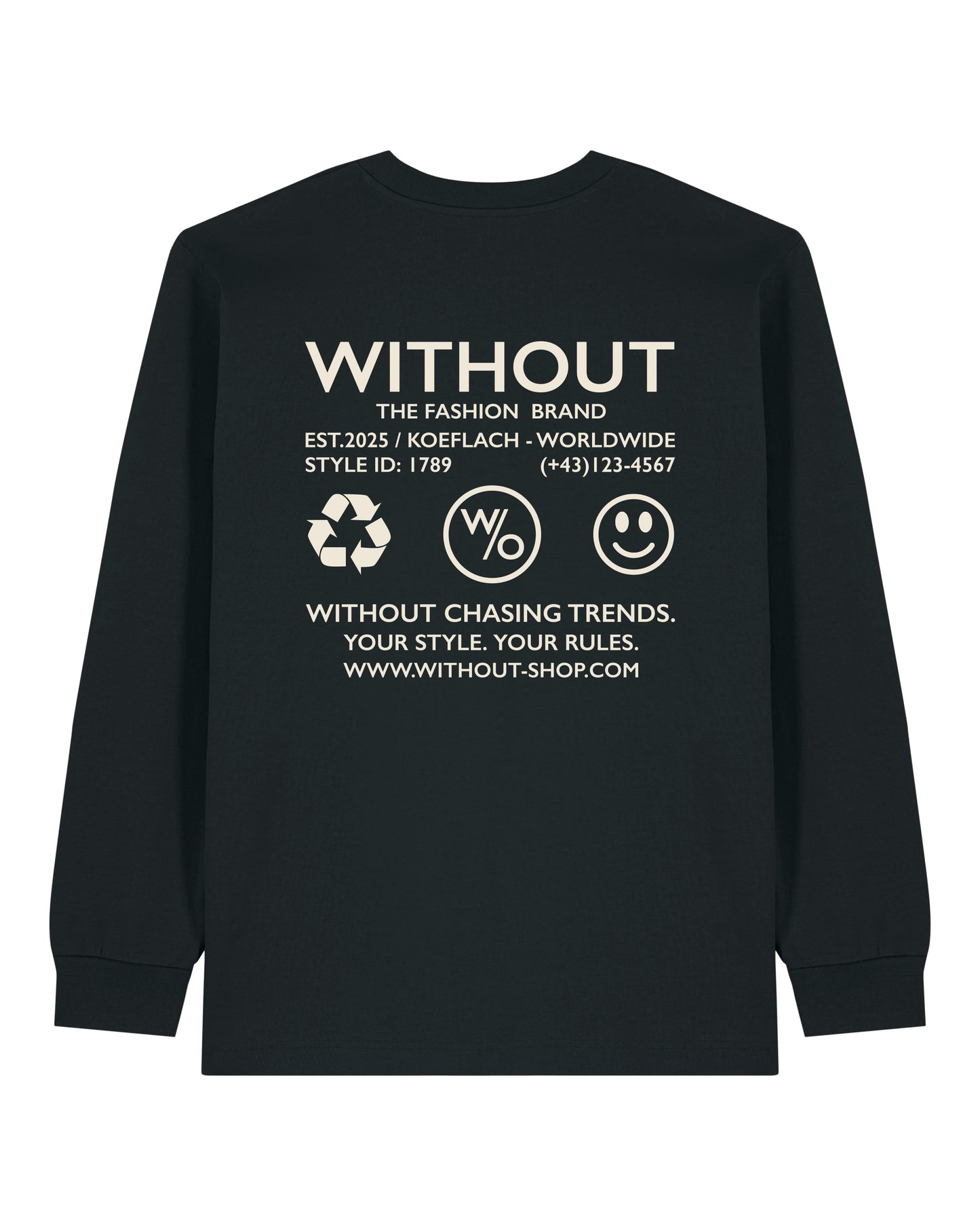 Contrast Longsleeve - Midnight