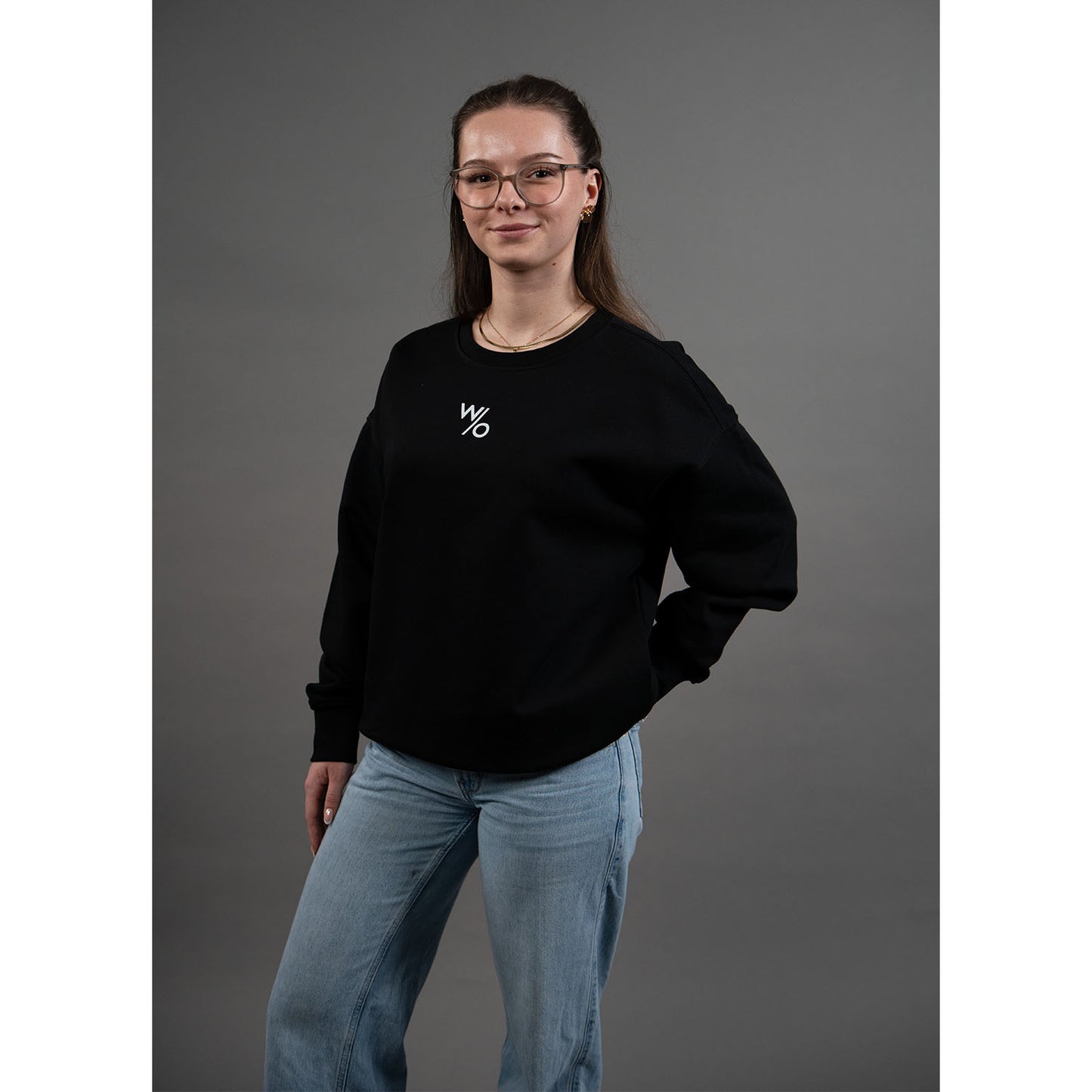 Contrast Sweater - Midnight