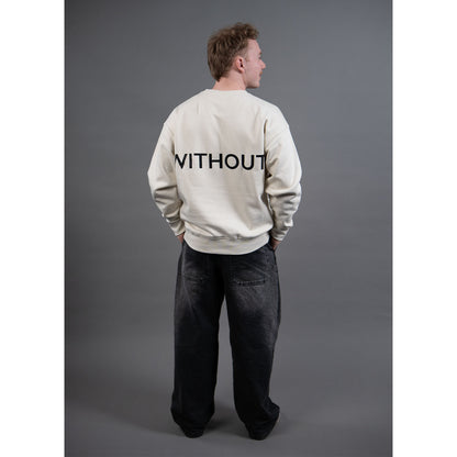 Contrast Sweater - Sand