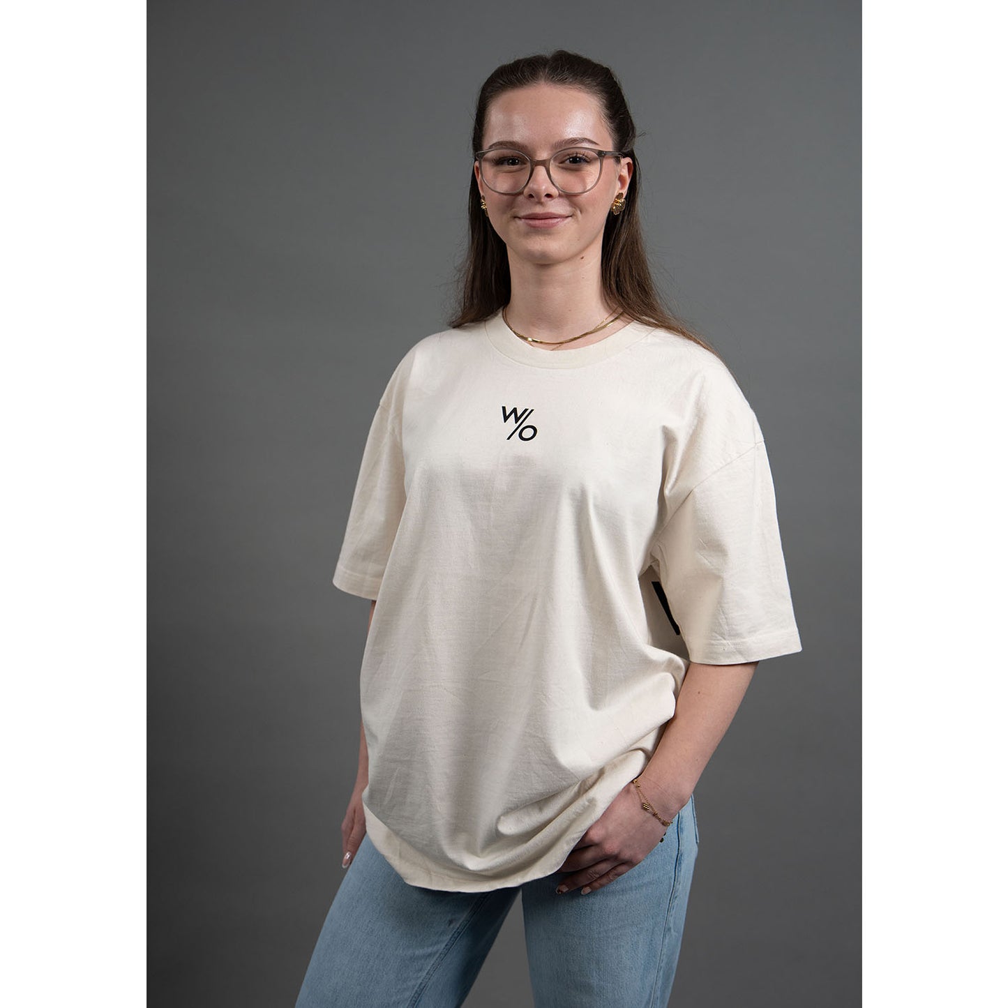 Contrast T-Shirt - Sand