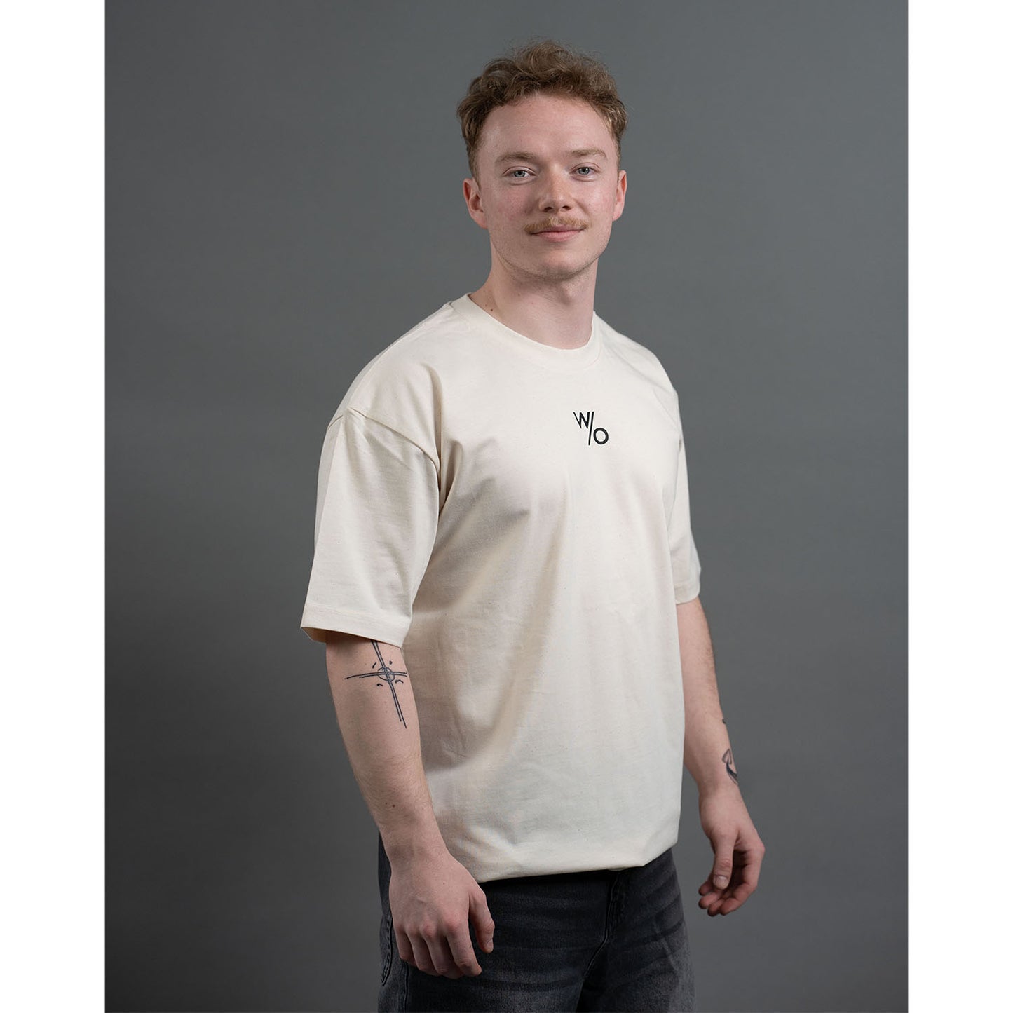 Contrast T-Shirt - Sand