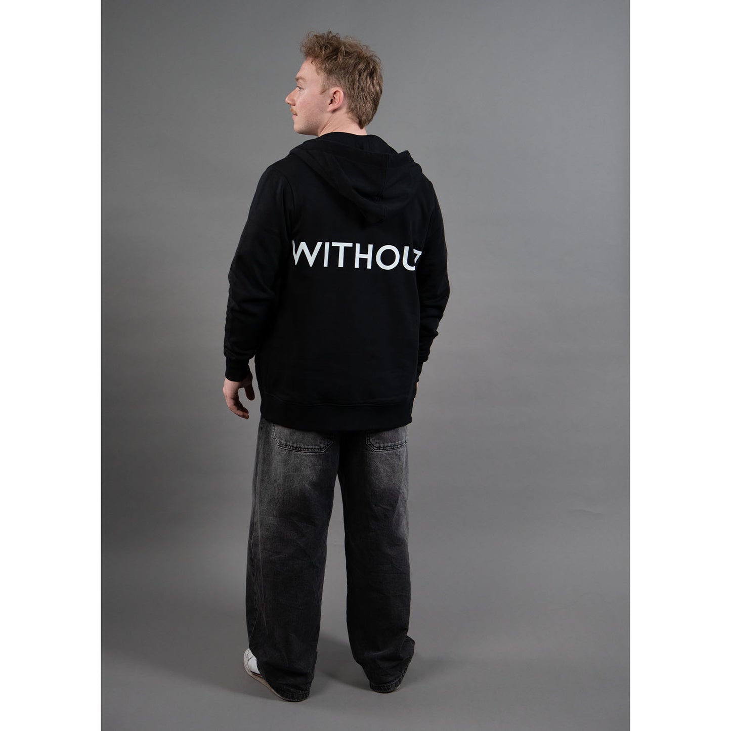 Contrast Zipper - Midnight