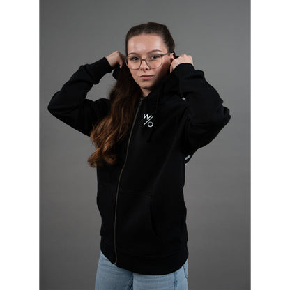 Contrast Zipper - Midnight